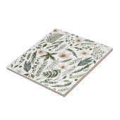 Bloemblad Waterverf Naadloos bloemenpatroon Tegeltje (Zijkant)