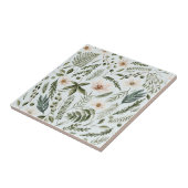 Bloemblad Waterverf Naadloos bloemenpatroon Tegeltje (Zijkant)