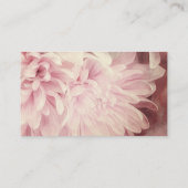 bloembladen delicaat bleek roze fotokunst visitekaartje (Achterkant)