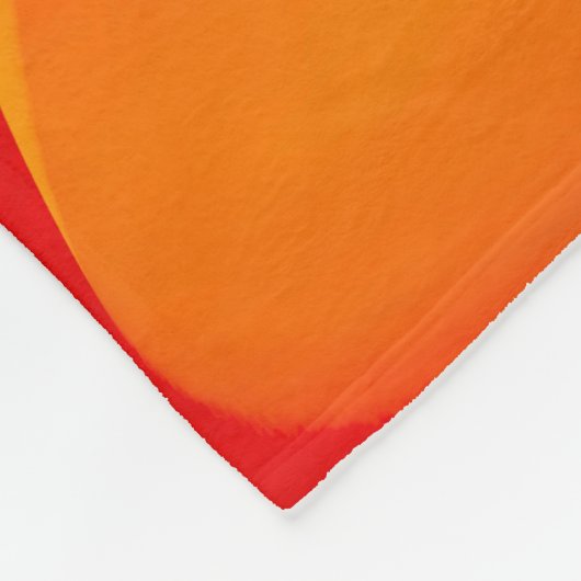 Bloembladen Fleece Deken (Hoek)