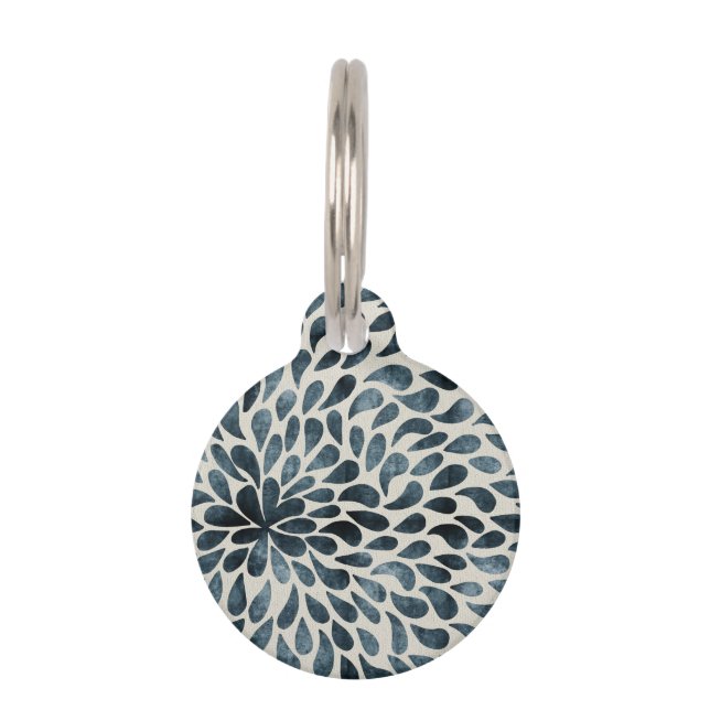 Bloembladen Huisdierpenning (Voorkant)