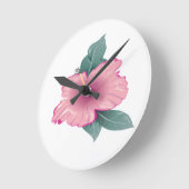 Bloembladen met groene bladeren ronde klok (Hoek)