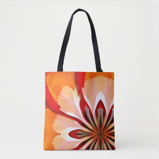 Bloembladen Tote Bag (Voorkant)