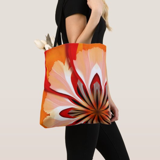 Bloembladen Tote Bag (Dichtbij)