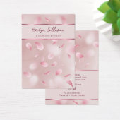 Bloembladen voor folie sieraden visitekaartje (Bureau)