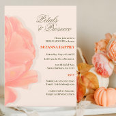 Bloembladeren & Prosecco Bloemen Blush Roze Vrijge Kaart