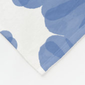 Bloemblauw 60x80 fleece deken (Hoek)