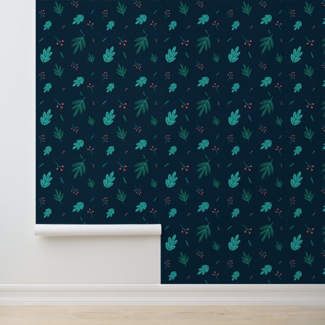 BLOEMBLAUW BEHANG (Applicatie)