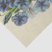 Bloemblauw Bloemen Ephemera Decoupage Tis Tissuepapier (Detail)