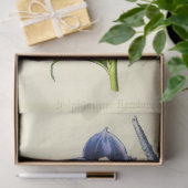 Bloemblauw Bloemen Ephemera Decoupage Tis Tissuepapier (Geschenk)