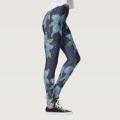 Bloemblauw Denim Gekleurde Sterren Leggings (Rechts)