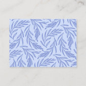 Bloemblauw Franse Luier Raffle Douche Informatiekaartje (Achterkant)