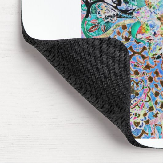 bloemblauw muismat (Hoek)