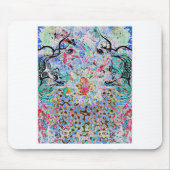 bloemblauw muismat (Voorkant)