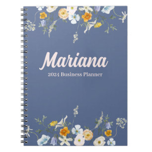Bloemblauw Nova 2024 Business Planner Persoonlijk Notitieboek