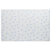 Bloemblauw Roos Damaskpatroon Stof (Yard (91,4 cm))