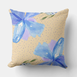 Bloemblauw Sierkussen