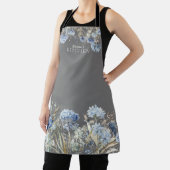 Bloemblauw Wildbloemen gepersonaliseerd Schort (Insitu)