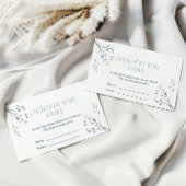 Bloemblauw Winter Botanische Raad Hoeveel Kusjes Informatiekaartje