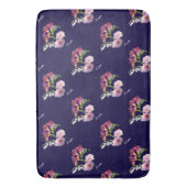 Bloemblauwe badmat (Voorkant Verticaal)