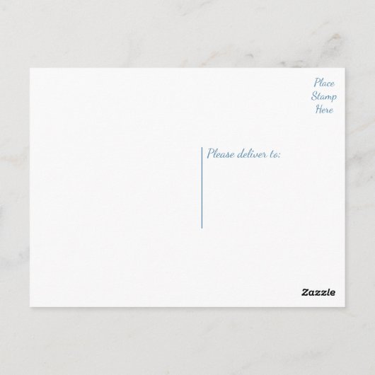 Bloemblauwe Daisy Flower Daisies Briefkaart (Achterkant)