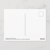 Bloembloem Briefkaart (Achterkant)