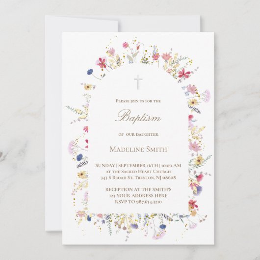 Bloembloemen Kaart (Voorkant)