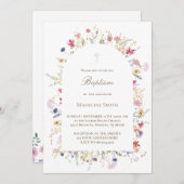 Bloembloemen Kaart (Voorkant / Achterkant)