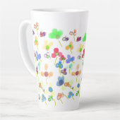 Bloembloemen Latte Mok (Linkerhoek)