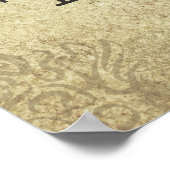 Bloembloemen op 18 augustus "Edelweiss" Poster (Hoek)