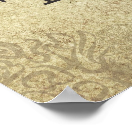 Bloembloemen op 18 augustus "Edelweiss" Poster (Hoek)