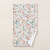  bloembloemennaadloos patroon bad handdoek (Handdoek)
