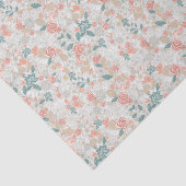 bloembloemennaadloos patroon tissuepapier (Detail)