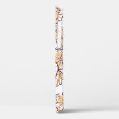 Bloembloesem. Abstracte elegantie naadloos patroon Case-Mate iPhone Case (Achterkant / Links)