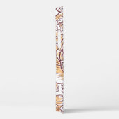 Bloembloesem. Abstracte elegantie naadloos patroon Case-Mate iPhone Case (Achterkant / Rechts)