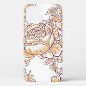 Bloembloesem. Abstracte elegantie naadloos patroon Case-Mate iPhone Case (Achterkant)