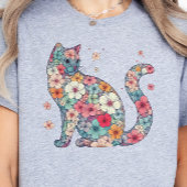Bloembloesem Kat, Bloemen en Kat, Bloemen, Kat T-shirt