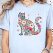 Bloembloesem Kat, Bloemen en Kat, Bloemen, Kat T-shirt