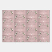 Bloembloesems Inpakpapier Vel (Voorkant)