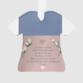 Bloembloesems Ornament (voorkant)