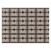 Bloembloesems zwart en witte Abstracte tinten Tafelkleed (Voorkant (Horizontaal))