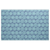 bloemblok blauw stof (Fat Quarter)