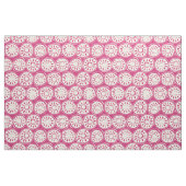 bloemblok ivoor roze stof (Fat Quarter)