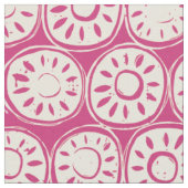 bloemblok ivoor roze stof (Close Up)