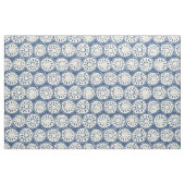 bloemblok ivoorblauw stof (Fat Quarter)