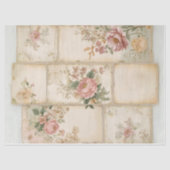 Bloemblokken Decoupage Tissue Paper Tissuepapier (Voorkant)