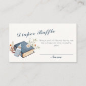  Bloemboeken Luier Raffle Baby shower Informatiekaartje (Voorkant)