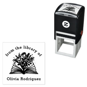 Bloemboeken uit de bibliotheek van  zelfinktende stempel