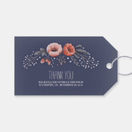 Bloemboeket Baby's Breath Navy Cadeaulabel