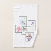 Bloemboeket badhanddoekenset bad handdoek (Handdoek)